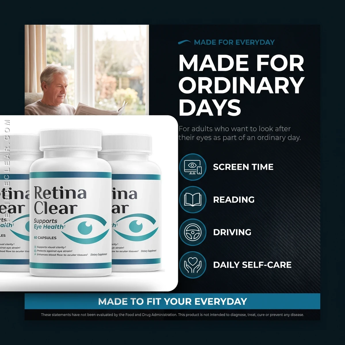 Who RetinaClear is for — everyday use