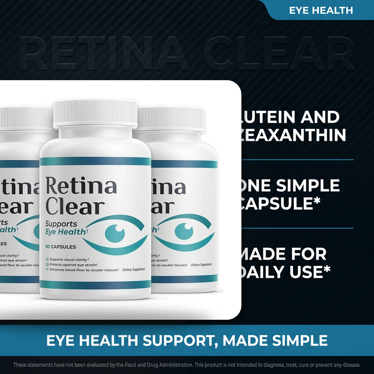 Comfortable, clear vision in bright light without squinting